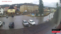 Střed obce Rokytnice nad Jizerou