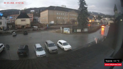 Střed obce Rokytnice nad Jizerou