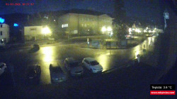 Střed obce Rokytnice nad Jizerou