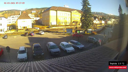 Střed obce Rokytnice nad Jizerou