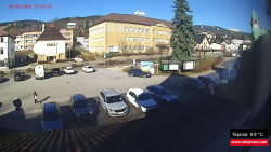 Střed obce Rokytnice nad Jizerou