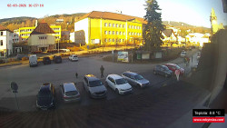 Střed obce Rokytnice nad Jizerou