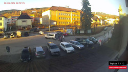 Střed obce Rokytnice nad Jizerou