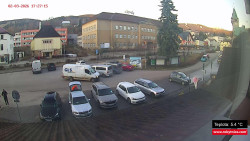 Střed obce Rokytnice nad Jizerou