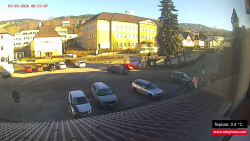 Střed obce Rokytnice nad Jizerou