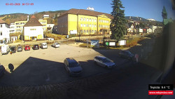 Střed obce Rokytnice nad Jizerou