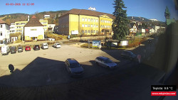 Střed obce Rokytnice nad Jizerou