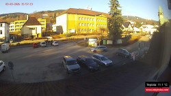 Střed obce Rokytnice nad Jizerou