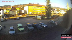 Střed obce Rokytnice nad Jizerou