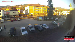 Střed obce Rokytnice nad Jizerou