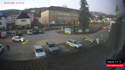 Střed obce Rokytnice nad Jizerou