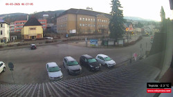 Střed obce Rokytnice nad Jizerou