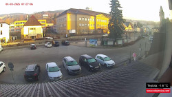 Střed obce Rokytnice nad Jizerou