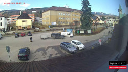 Střed obce Rokytnice nad Jizerou