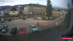 Střed obce Rokytnice nad Jizerou