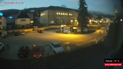 Střed obce Rokytnice nad Jizerou