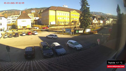 Střed obce Rokytnice nad Jizerou