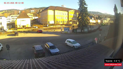 Střed obce Rokytnice nad Jizerou