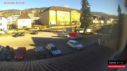 Střed obce Rokytnice nad Jizerou