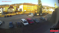 Střed obce Rokytnice nad Jizerou