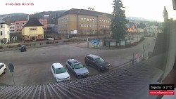 Střed obce Rokytnice nad Jizerou