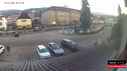 Střed obce Rokytnice nad Jizerou