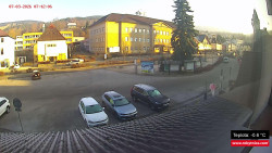 Střed obce Rokytnice nad Jizerou