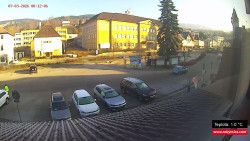 Střed obce Rokytnice nad Jizerou