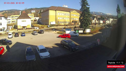 Střed obce Rokytnice nad Jizerou