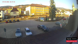 Střed obce Rokytnice nad Jizerou