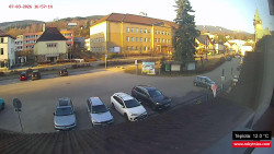 Střed obce Rokytnice nad Jizerou