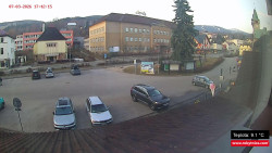 Střed obce Rokytnice nad Jizerou