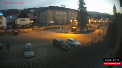 Střed obce Rokytnice nad Jizerou