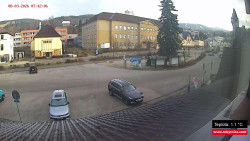 Střed obce Rokytnice nad Jizerou