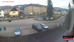 Střed obce Rokytnice nad Jizerou