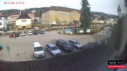 Střed obce Rokytnice nad Jizerou