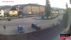 Střed obce Rokytnice nad Jizerou