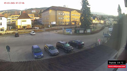 Střed obce Rokytnice nad Jizerou