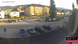 Střed obce Rokytnice nad Jizerou