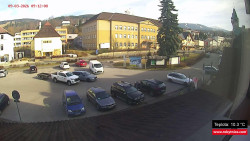 Střed obce Rokytnice nad Jizerou