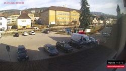 Střed obce Rokytnice nad Jizerou