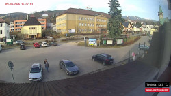 Střed obce Rokytnice nad Jizerou