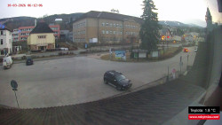 Střed obce Rokytnice nad Jizerou