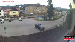 Střed obce Rokytnice nad Jizerou