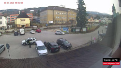 Střed obce Rokytnice nad Jizerou