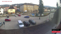 Střed obce Rokytnice nad Jizerou