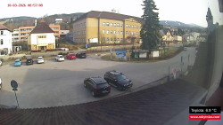 Střed obce Rokytnice nad Jizerou