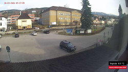 Střed obce Rokytnice nad Jizerou