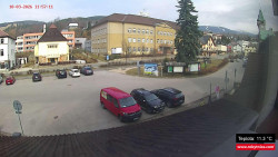 Střed obce Rokytnice nad Jizerou