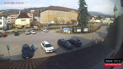 Střed obce Rokytnice nad Jizerou